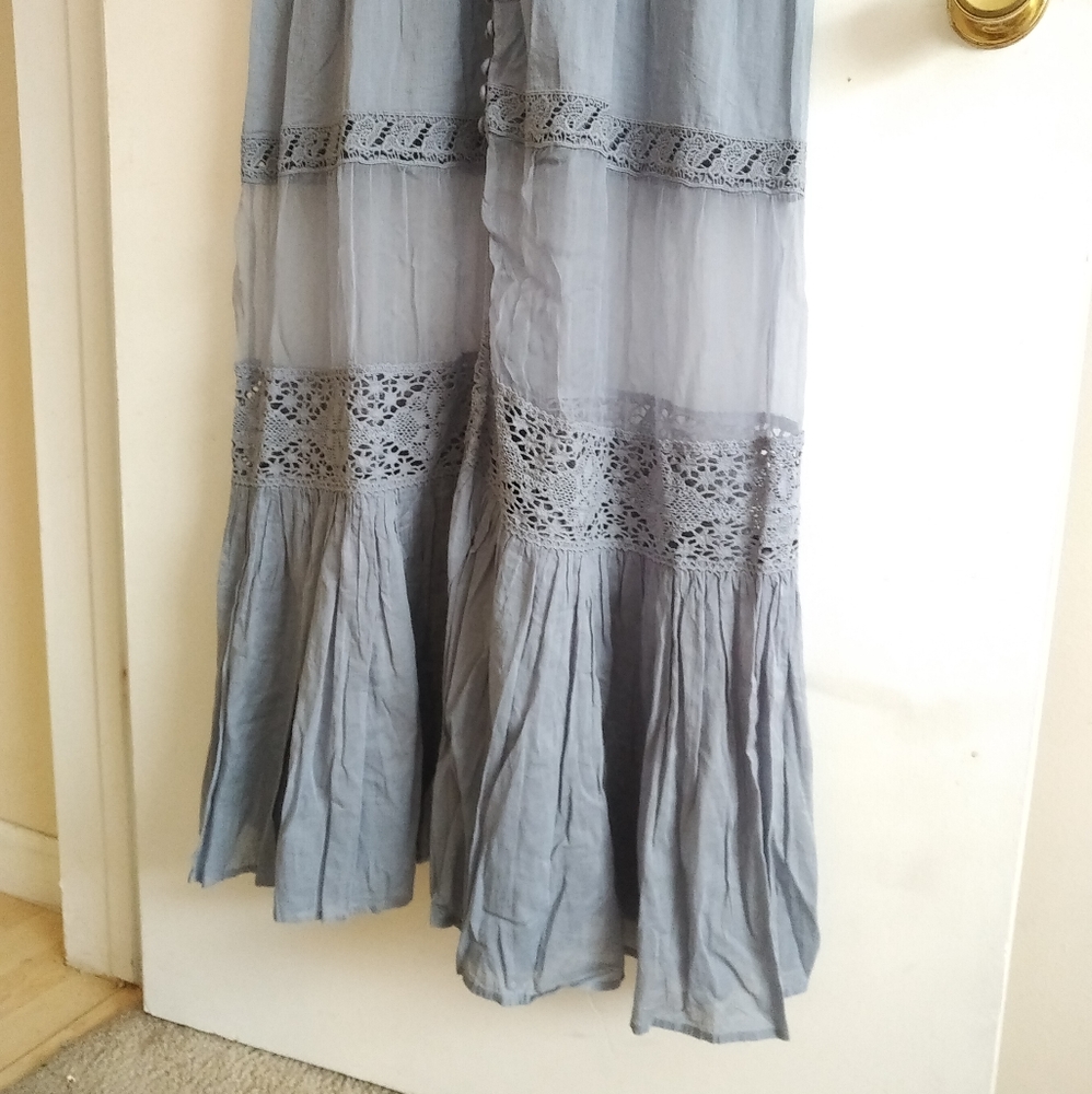 ISO / WTB 🦄 Victorian Buttonfront Maxi Blue FP - Picture 10 of 10